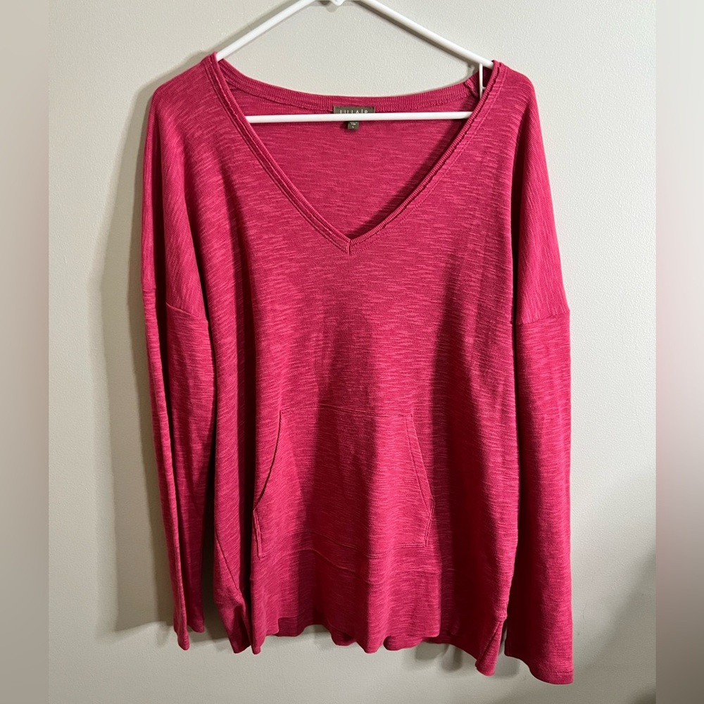 Lilla P Pink Sweater Size L